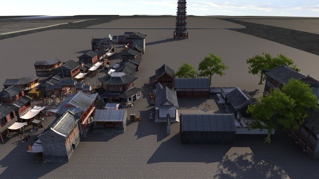 government offices 3D Model .c4d .max .obj .3ds .fbx .stl .blend 
