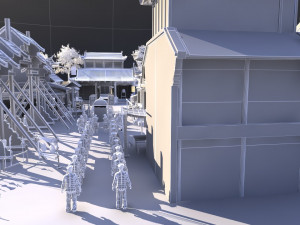 government offices 3D Model