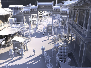 government offices 3D Model