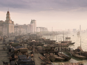 shanghai bund 3Dモデル