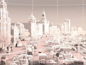 shanghai bund 3D Model