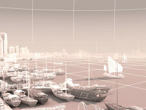 shanghai bund 3D Model