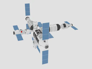 空间站 3D 模型