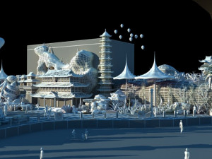 amusement park 3D Model