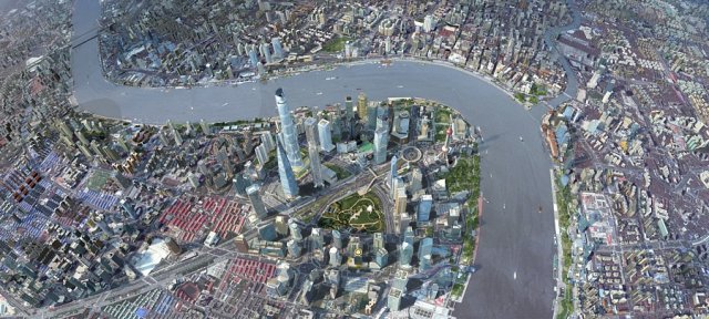 shanghai city 3D Model .c4d .max .obj .3ds .fbx .stl .blend 