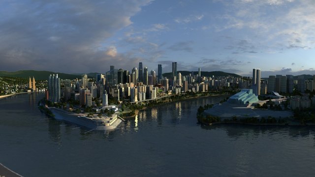 chongqing city 3D 모델 .c4d .max .obj .3ds .fbx .stl .blend 