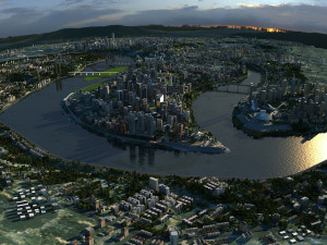 chongqing city 3D 모델