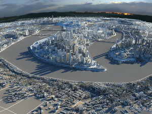 chongqing city 3D 모델