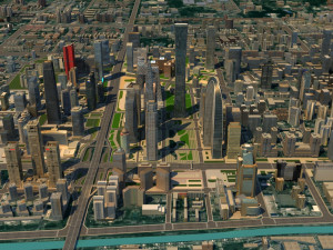 beijing city Modèle 3D