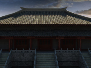 ancient palace 3D मॉडल
