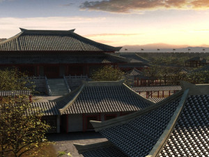 ancient palace 3D मॉडल