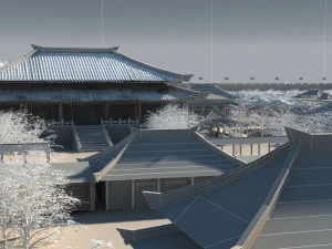 ancient palace 3D Model