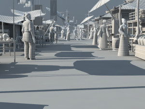 ancient street 3D Model