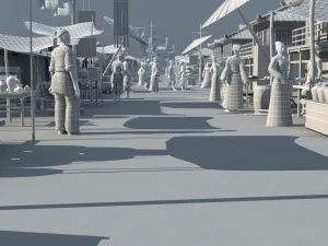 ancient street 3D Model