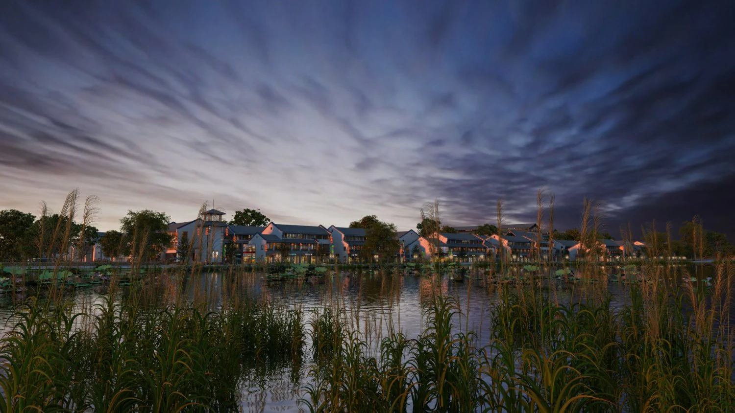 lakeside 3D Model .c4d .max .obj .3ds .fbx .stl .blend 