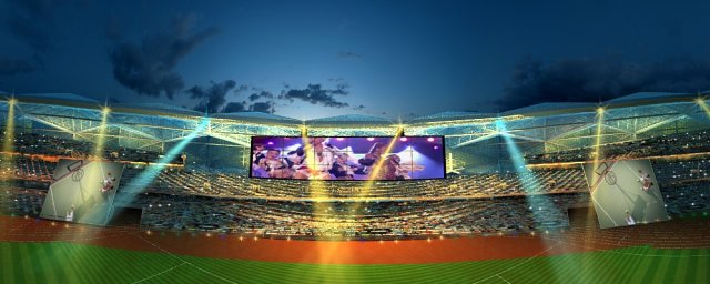 stadium Modelo 3D .c4d .max .obj .3ds .fbx .stl .blend 
