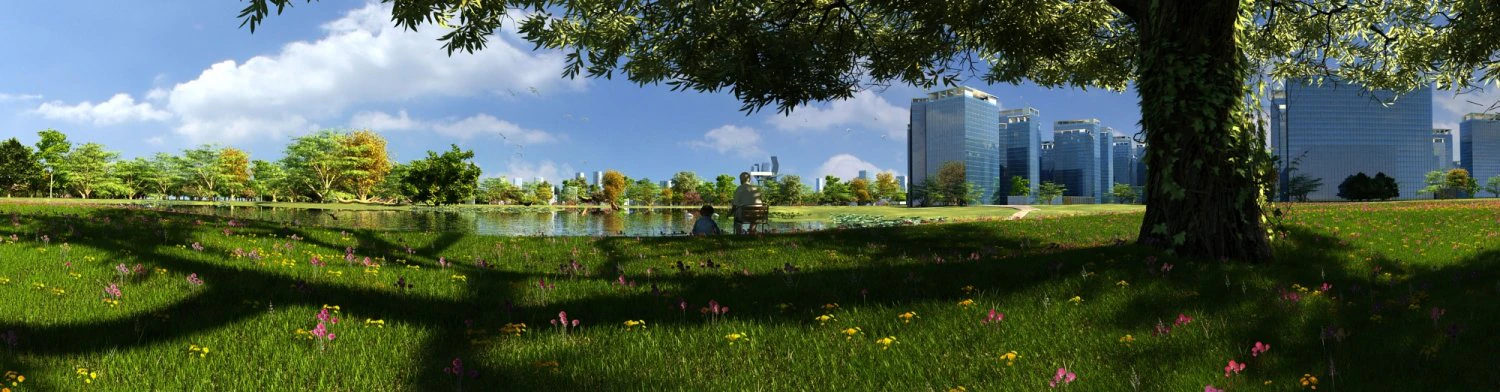 &agrave; beira do lago Modelo 3D .c4d .max .obj .3ds .fbx .stl .blend 