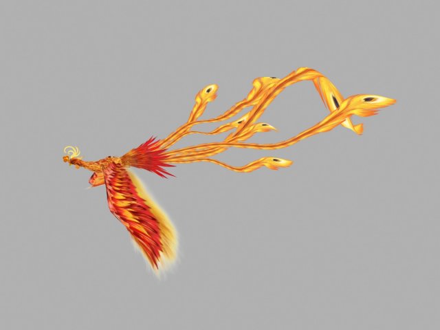 phoenix Modèle 3D .c4d .max .obj .3ds .fbx .stl .blend 