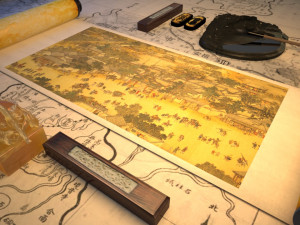 drawing axis Modelo 3D