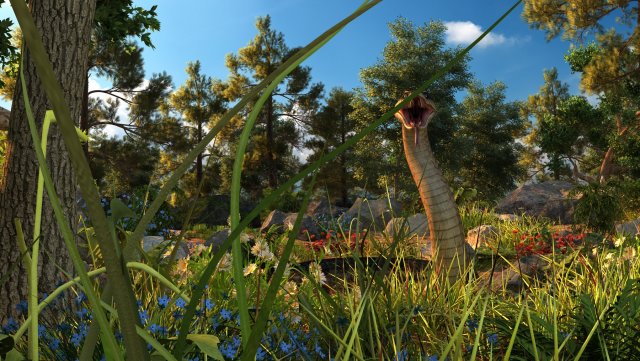 snake 3D Model .c4d .max .obj .3ds .fbx .stl .blend 