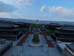 torre del giorno-yan Modello 3D