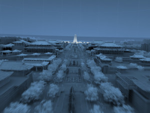da-yan tower 3D मॉडल