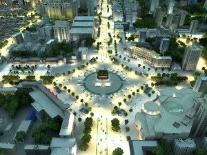 xian night view 3D Модель