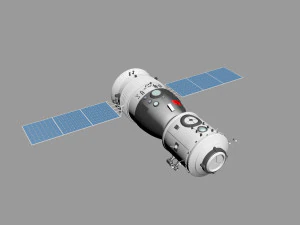 Sat&eacute;lite Modelo 3D