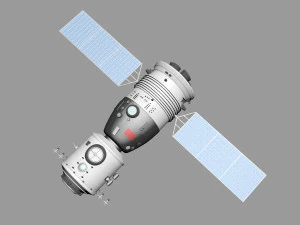 Satellite 3D Model