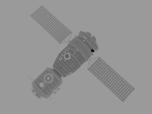 Satellite 3D Model