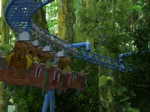 roller coaster 3D Model
