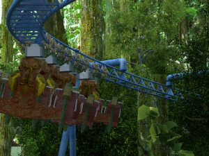 roller coaster 3D Model