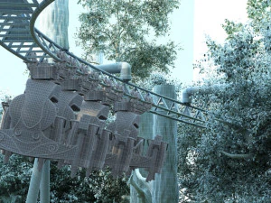 roller coaster 3D Model