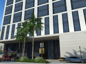 city building 3D मॉडल