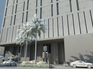 city building 3D मॉडल