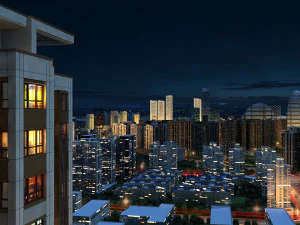 constru&ccedil;&atilde;o da cidade Modelo 3D