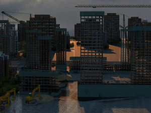 construction site 3D Model