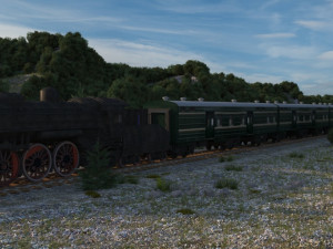 train 3D 模型