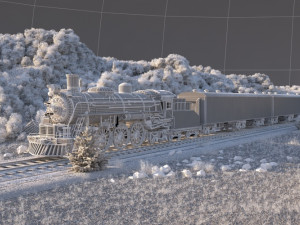 train 3D 模型