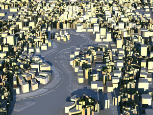 city building 3D मॉडल