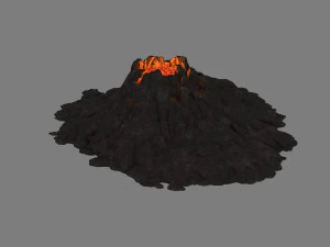 volcanic 3D Model