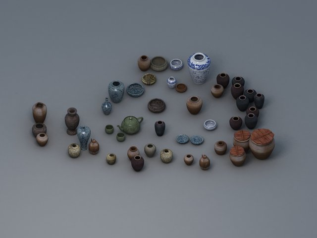 porcelain 3D Model .c4d .max .obj .3ds .fbx .stl .blend 