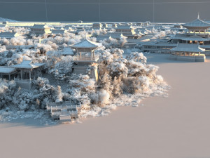 xian taijiu pool 3Dモデル