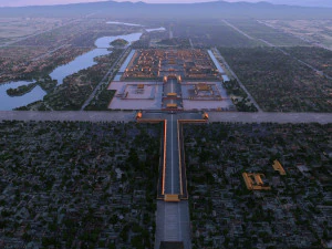 arsitektur kuno Model 3D