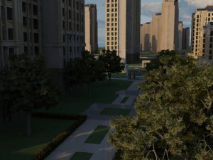 забудова міста 3D Модель