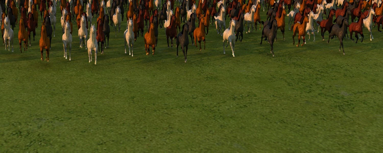 horse group 3D Model .c4d .max .obj .3ds .fbx .stl .blend 
