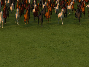 horse group 3D Model