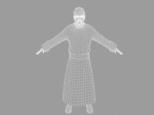 mongolian man 3D Model