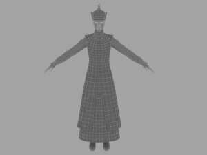 mongolian woman 3D Model