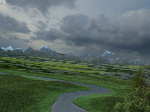valley 3D-Modell